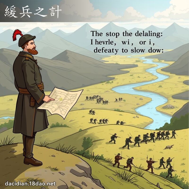 缓兵之计 - 国语大辞典配图