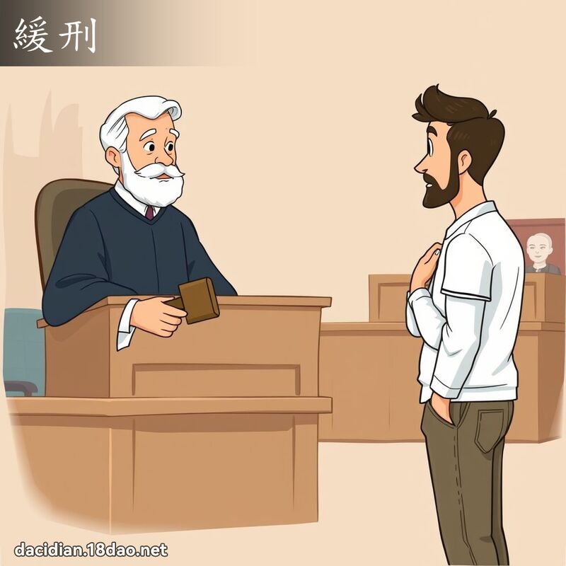 緩刑 - 國語大辭典配圖