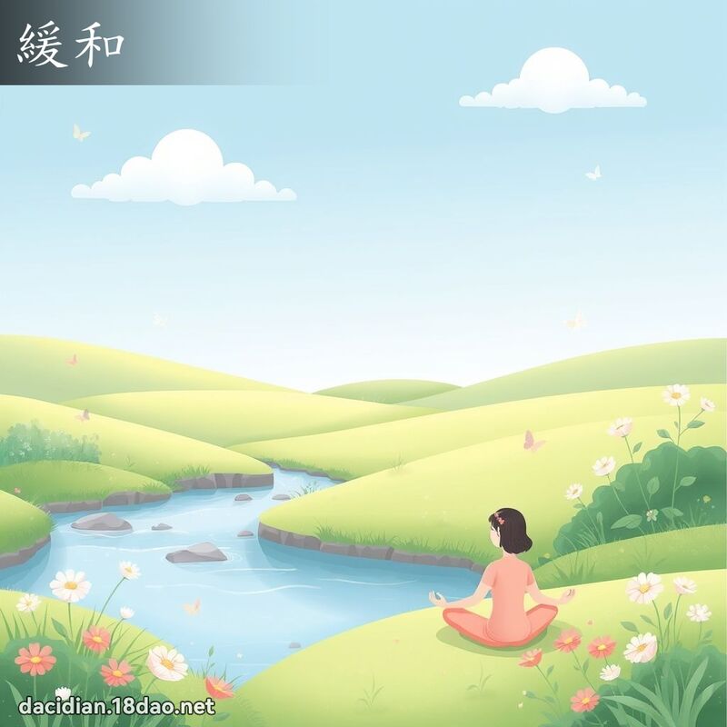 緩和 - 國語大辭典配圖