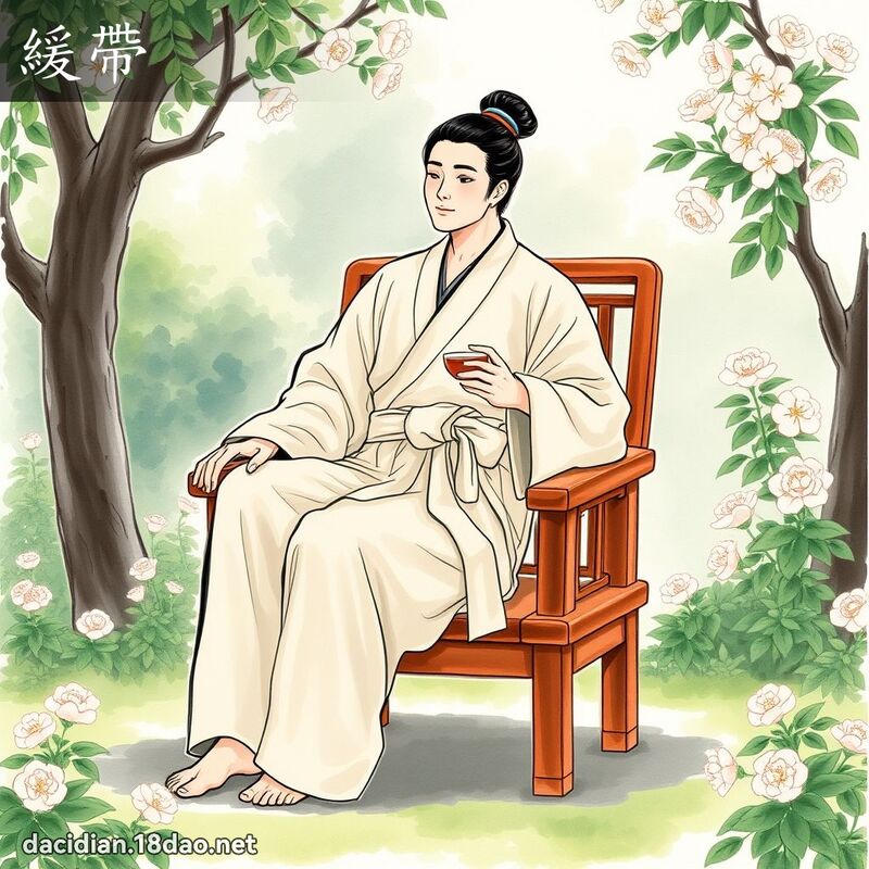 緩帶 - 國語大辭典配圖