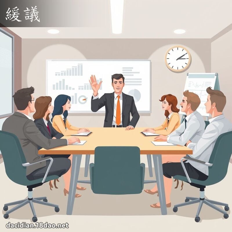 缓议 - 国语大辞典配图