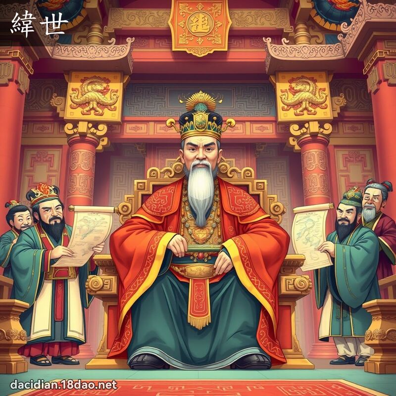 纬世 - 国语大辞典配图