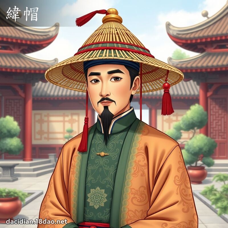 纬帽 - 国语大辞典配图