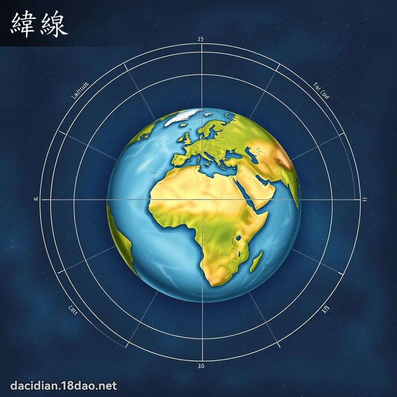 纬线 - 国语大辞典配图