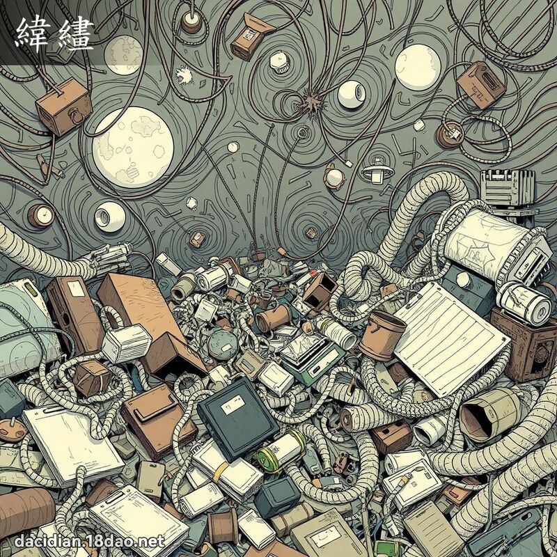 緯繣 - 國語大辭典配圖