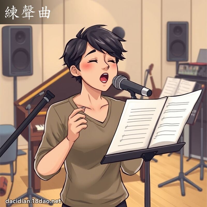 练声曲 - 国语大辞典配图