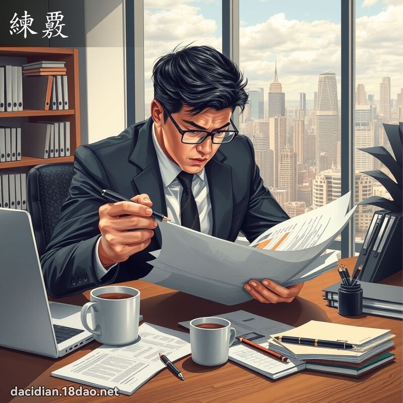 练覈 - 国语大辞典配图