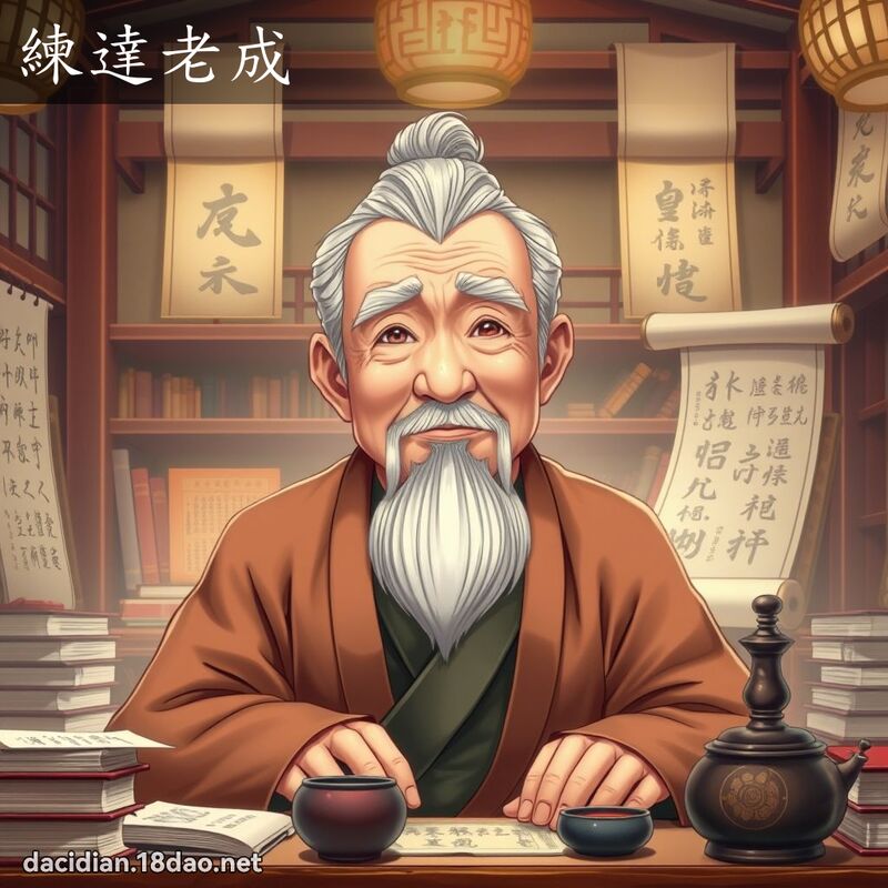 練達老成 - 國語大辭典配圖