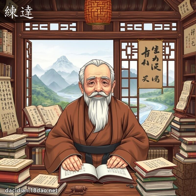 练达 - 国语大辞典配图
