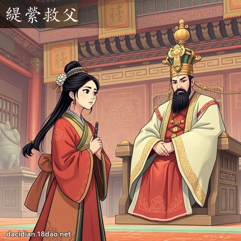 緹縈救父 - 国语大辞典配图