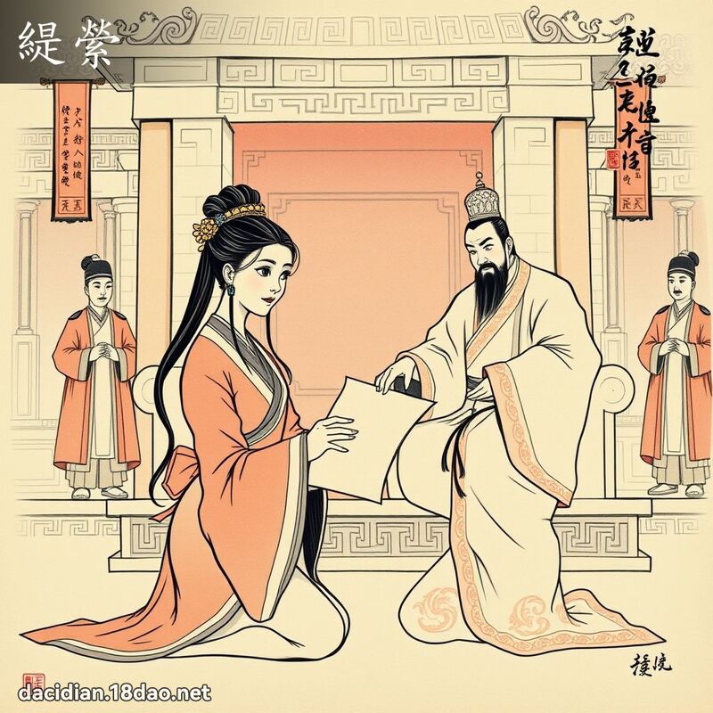 緹縈 - 國語大辭典配圖