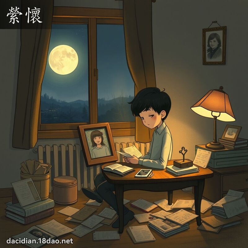 縈懷 - 國語大辭典配圖