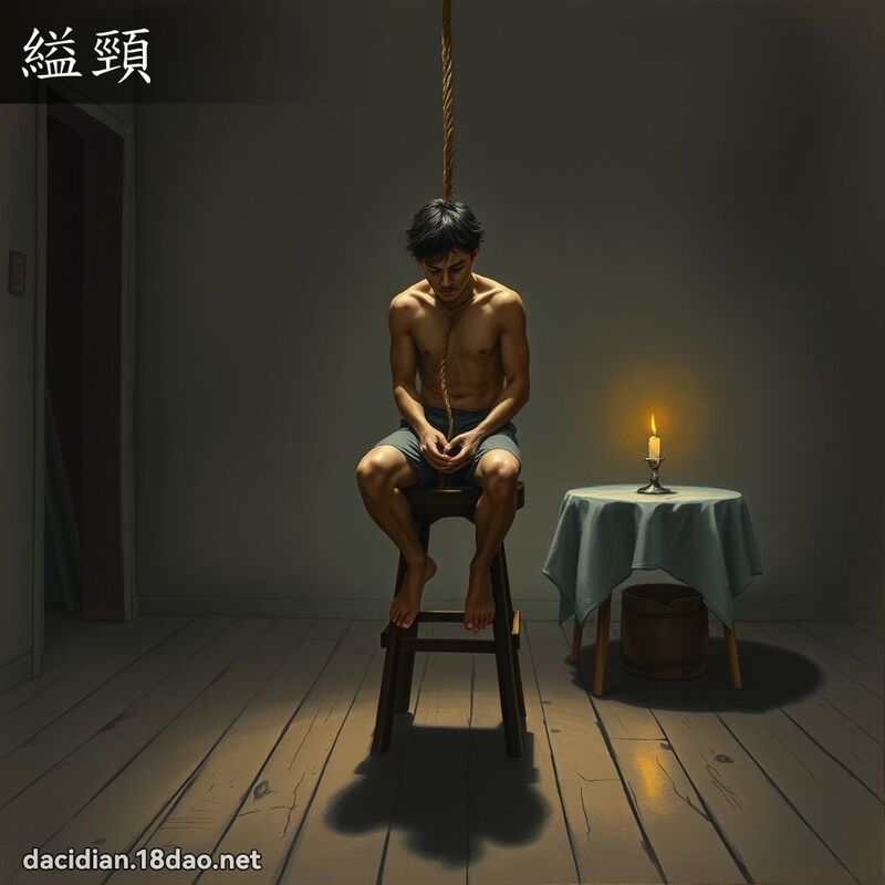 縊颈 - 国语大辞典配图