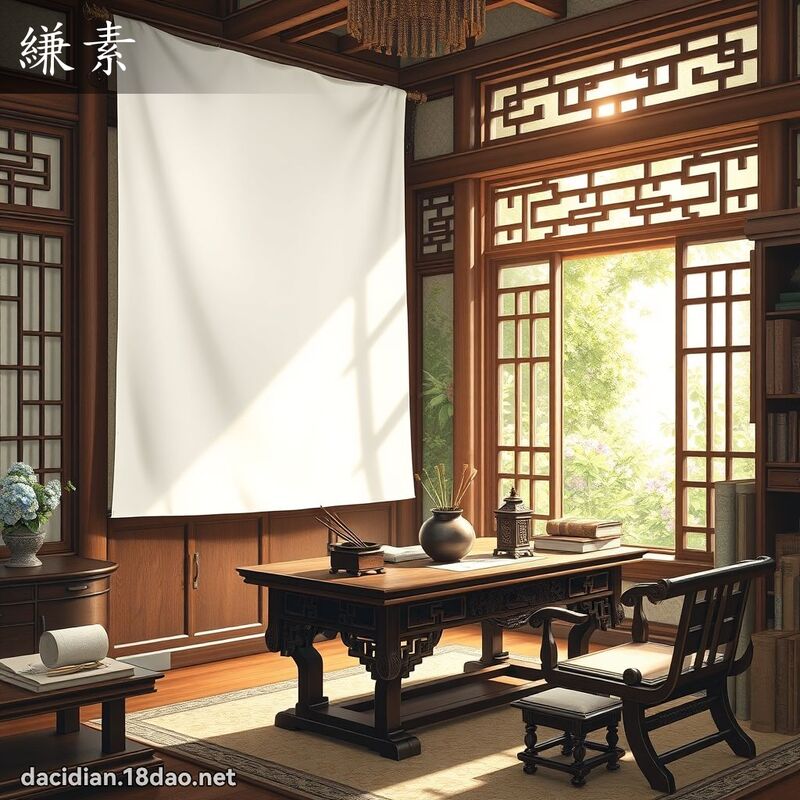 縑素 - 國語大辭典配圖