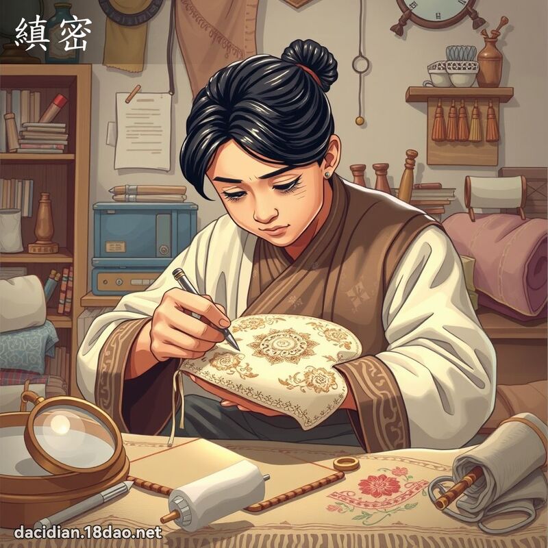 縝密 - 國語大辭典配圖