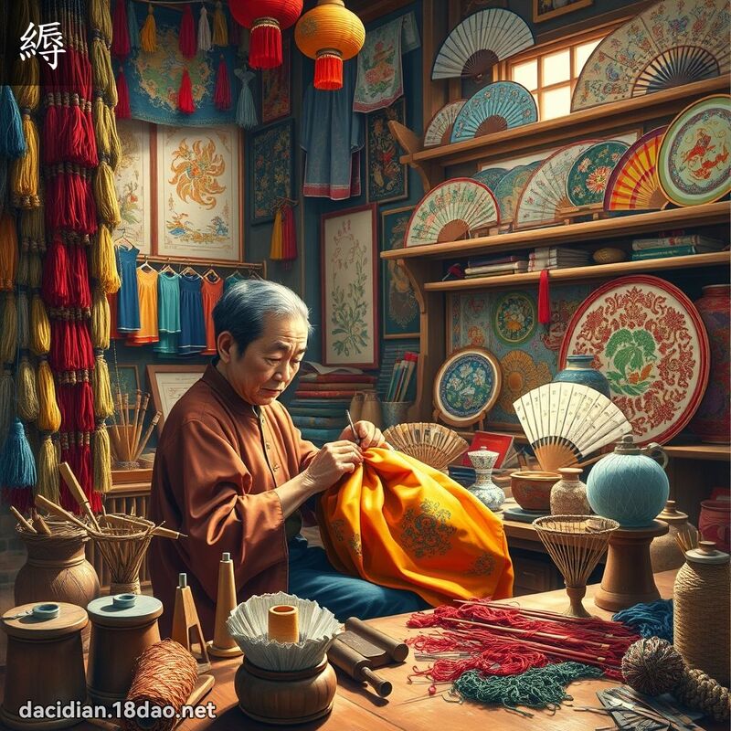 縟 - 国语大辞典配图