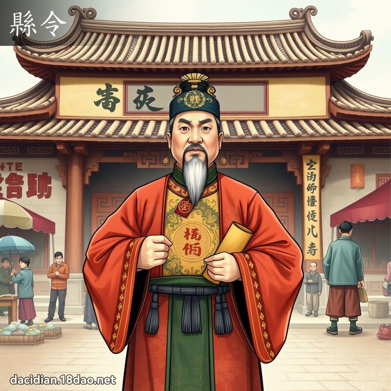 县令 - 国语大辞典配图