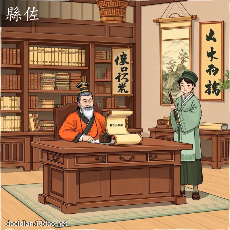 县佐 - 国语大辞典配图