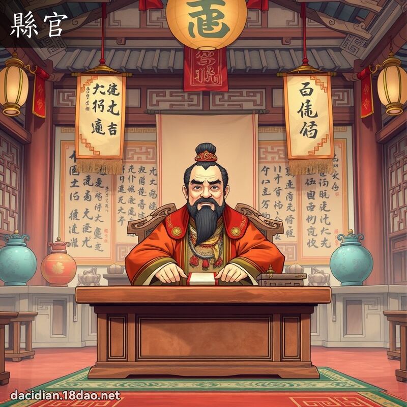 縣官 - 國語大辭典配圖
