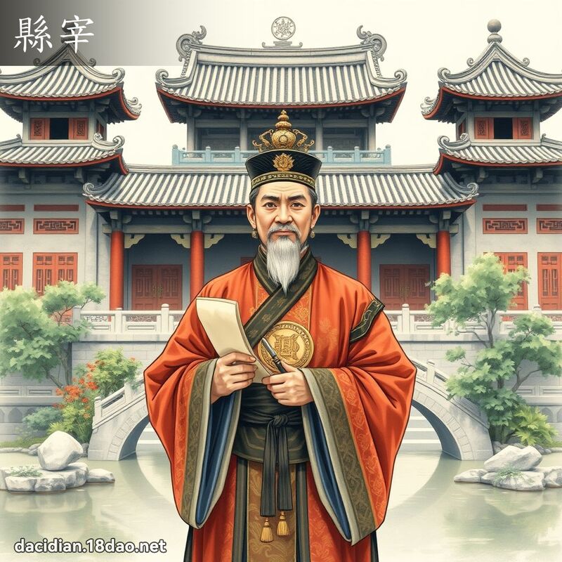 縣宰 - 國語大辭典配圖