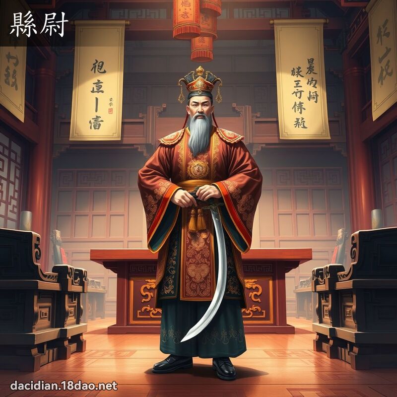 縣尉 - 國語大辭典配圖