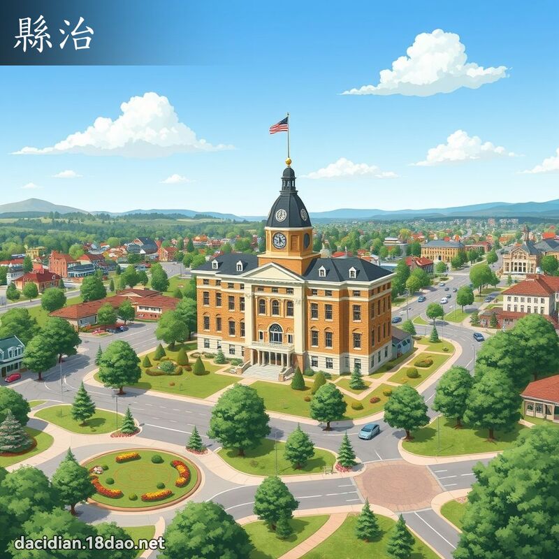 县治 - 国语大辞典配图