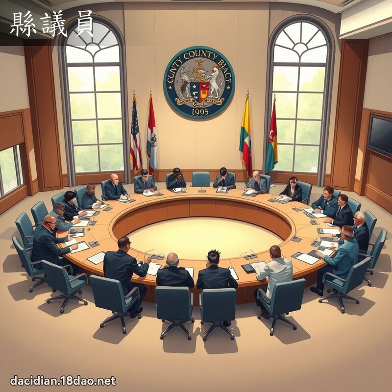 縣議員 - 國語大辭典配圖