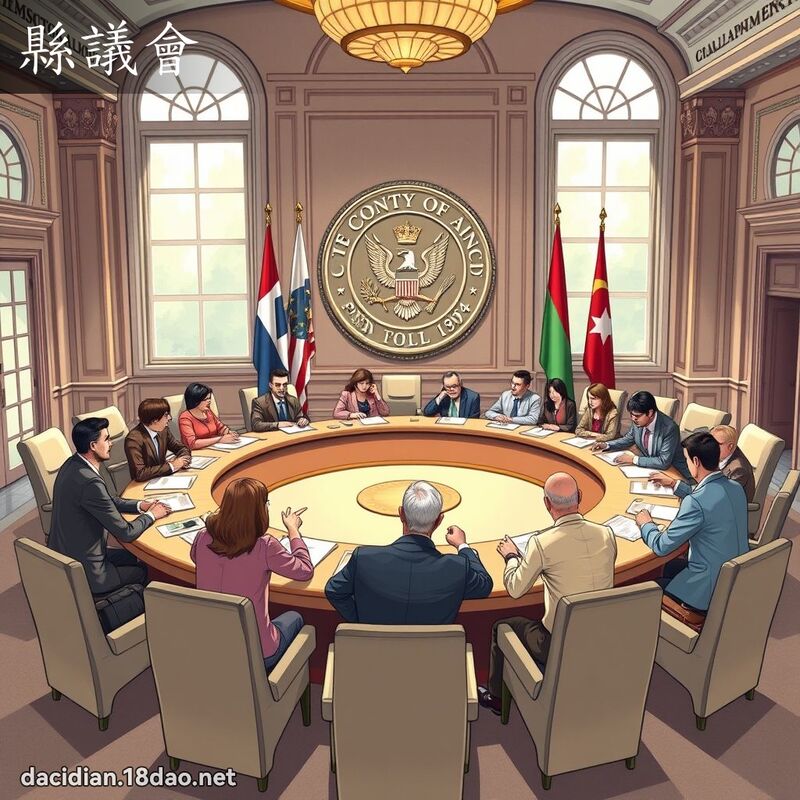 縣議會 - 國語大辭典配圖
