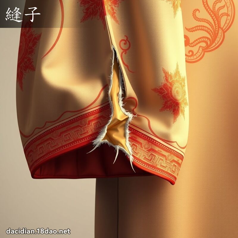 缝子 - 国语大辞典配图