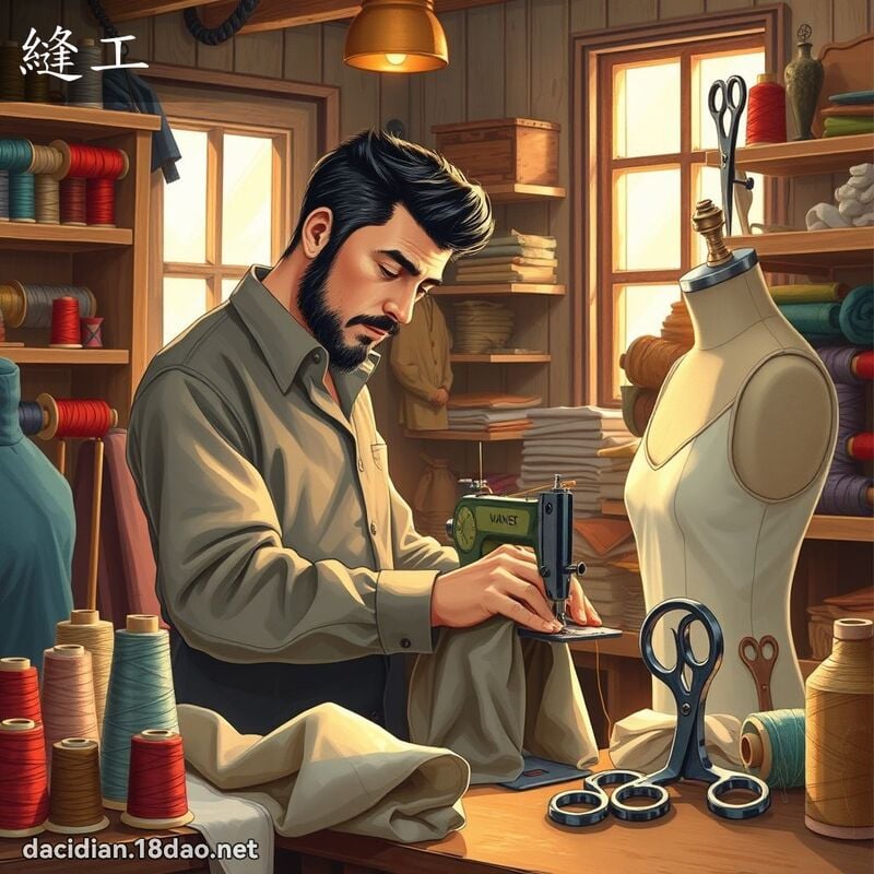 缝工 - 国语大辞典配图