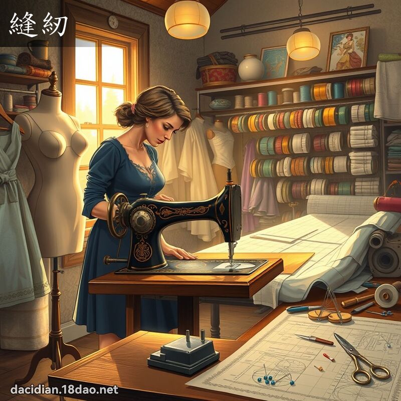 缝纫 - 国语大辞典配图