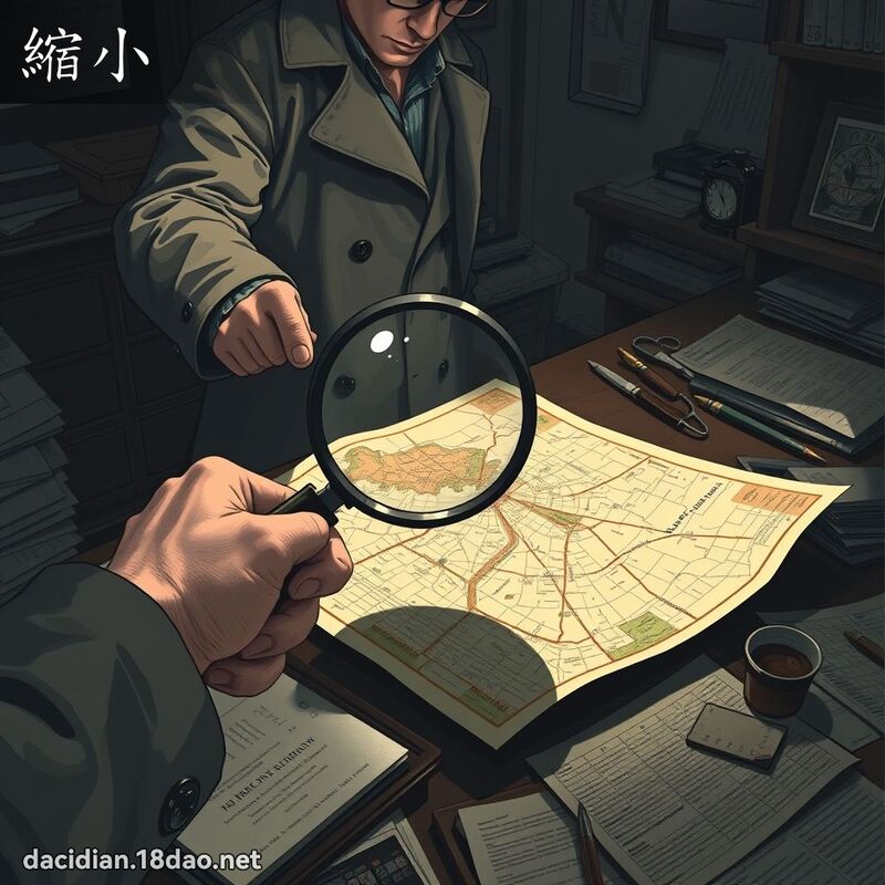 縮小 - 國語大辭典配圖