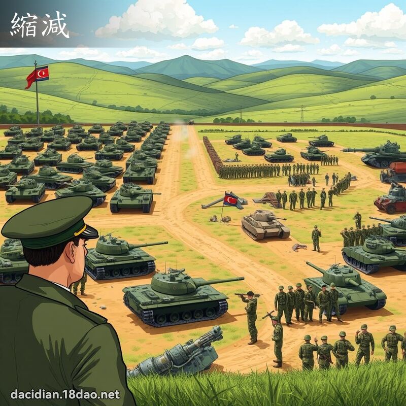 缩减 - 国语大辞典配图