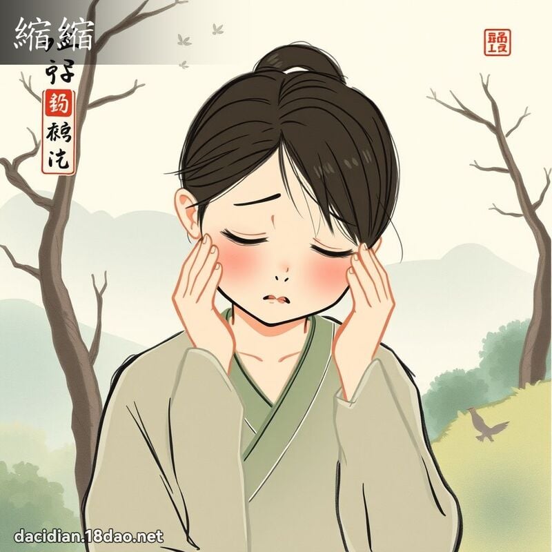 縮縮 - 國語大辭典配圖