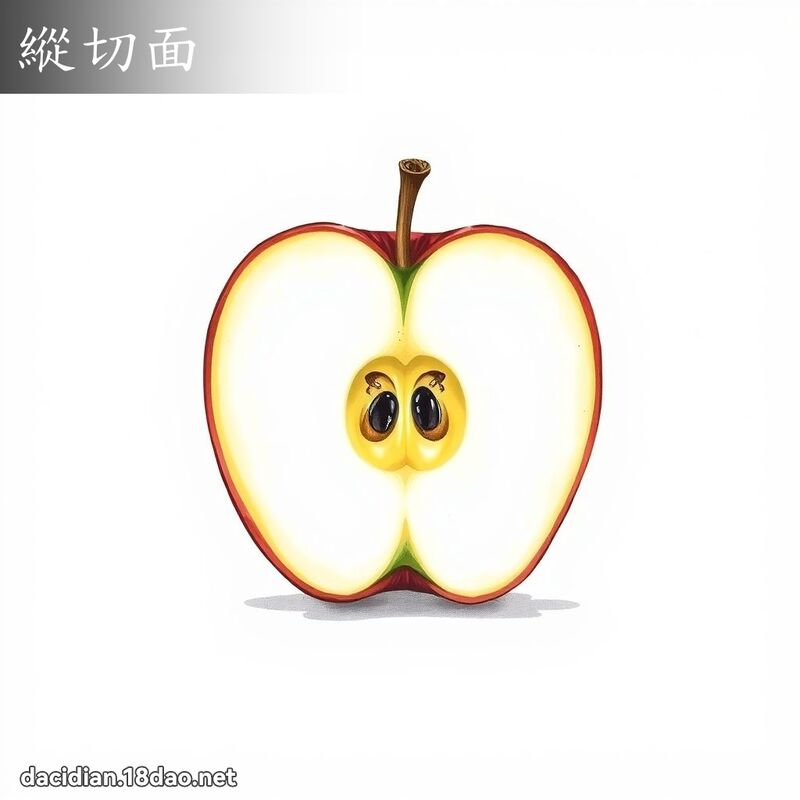 縱切面 - 國語大辭典配圖
