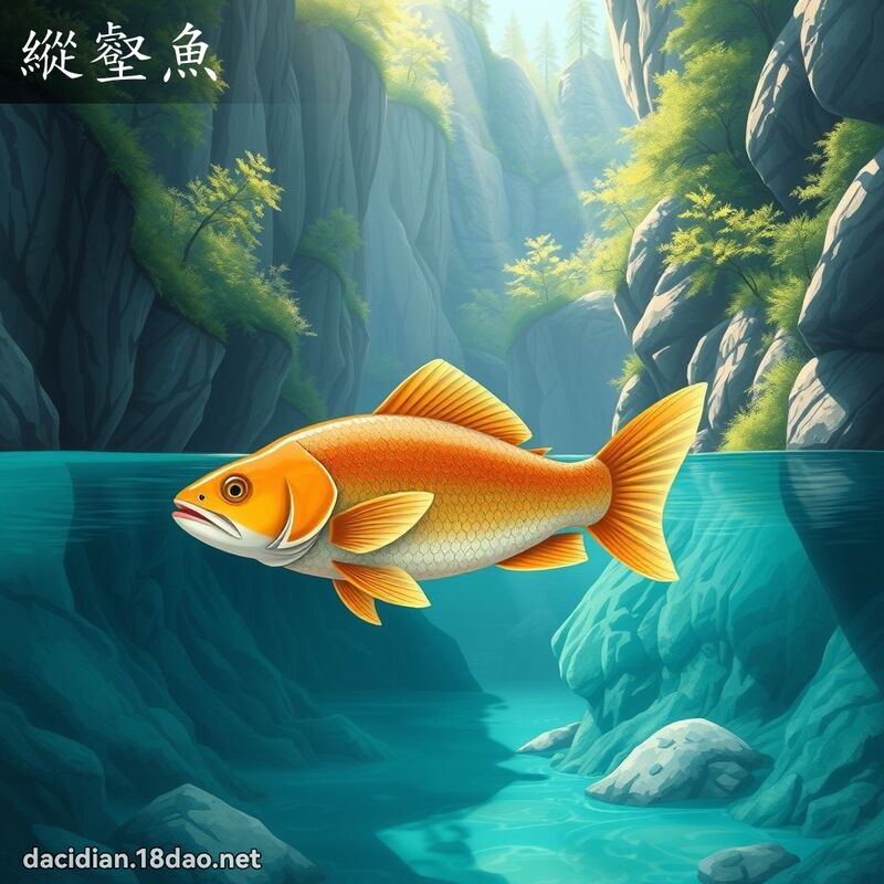 縱壑魚 - 國語大辭典配圖