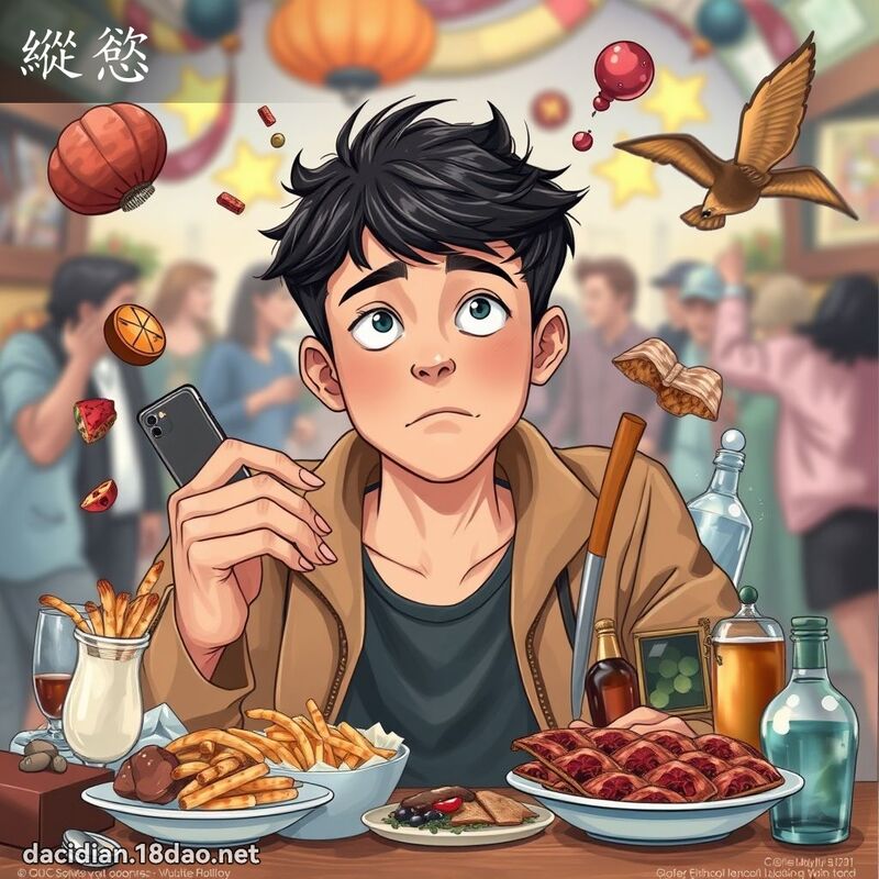 纵慾 - 国语大辞典配图