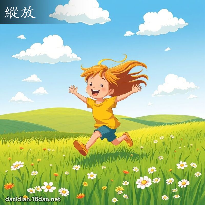 縱放 - 國語大辭典配圖
