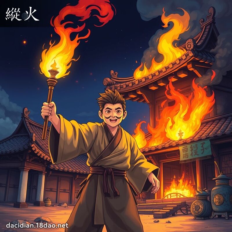 縱火 - 國語大辭典配圖