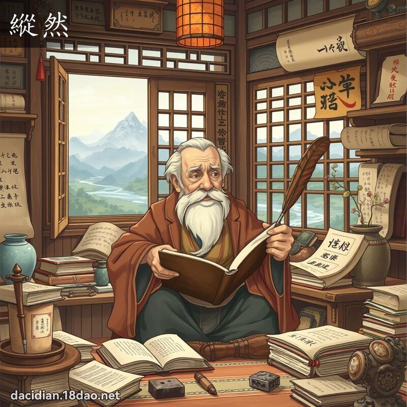 纵然 - 国语大辞典配图