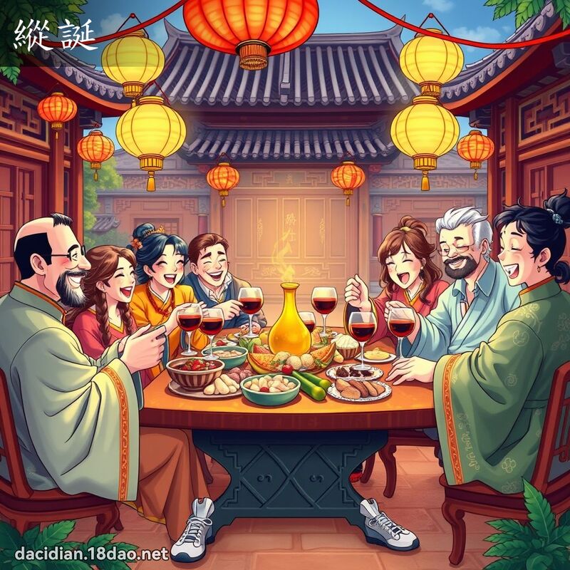 縱誕 - 國語大辭典配圖