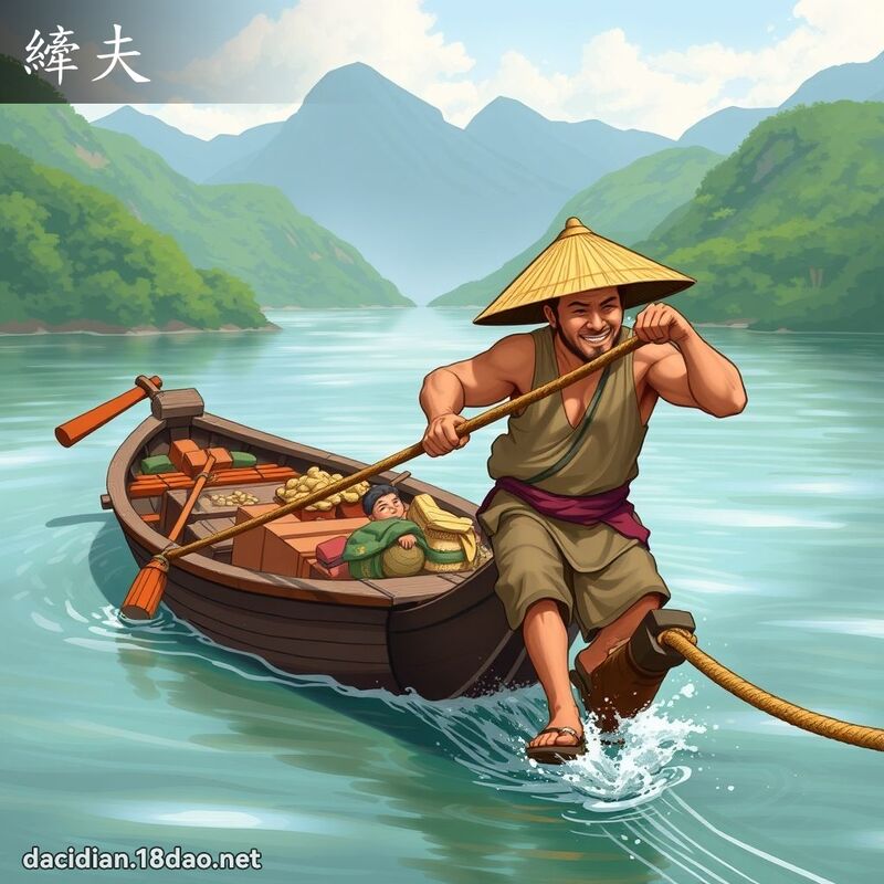 縴夫 - 國語大辭典配圖