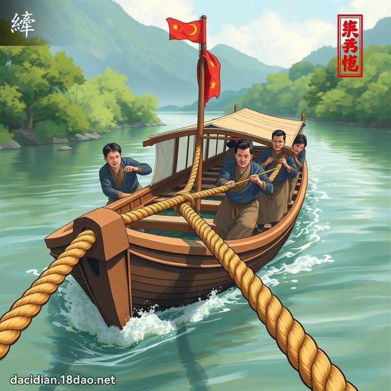 縴 - 国语大辞典配图