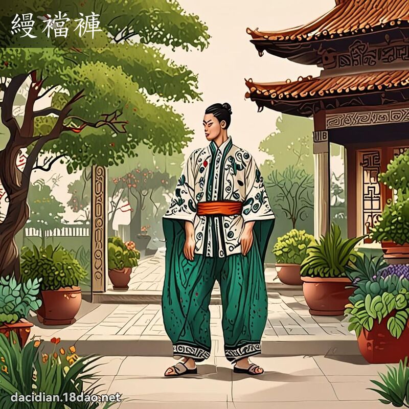 縵襠裤 - 国语大辞典配图
