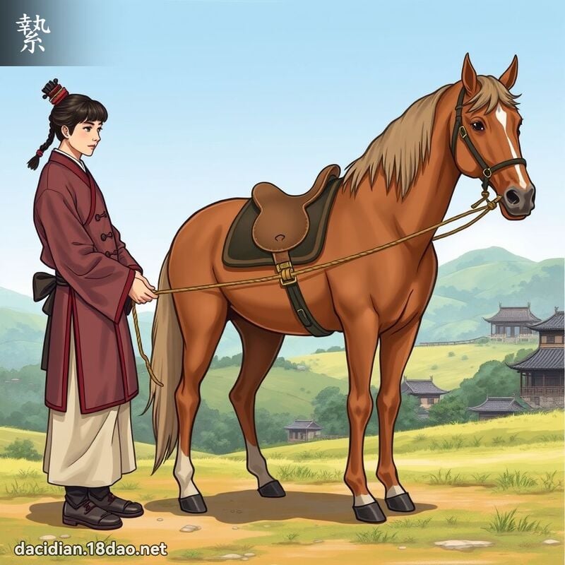 縶 - 國語大辭典配圖