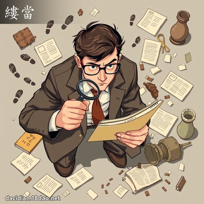 縷當 - 國語大辭典配圖