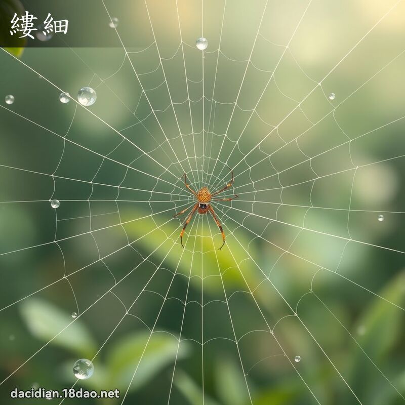 縷細 - 國語大辭典配圖