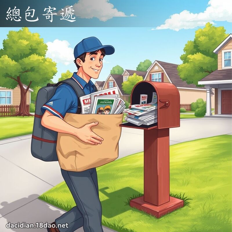 总包寄递 - 国语大辞典配图
