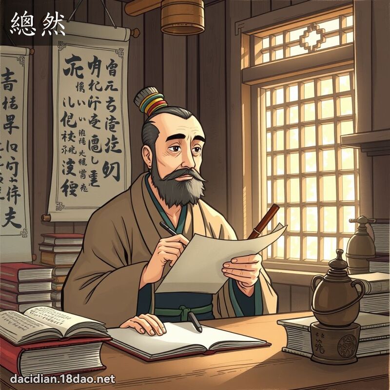 總然 - 國語大辭典配圖