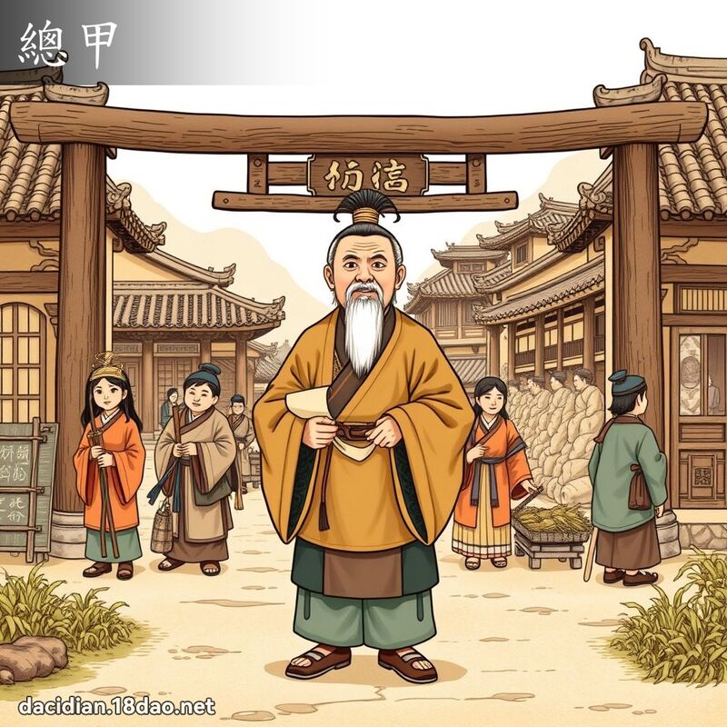 總甲 - 國語大辭典配圖